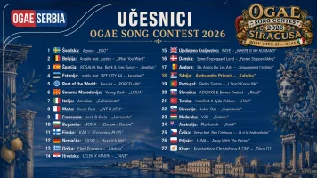 učesnici OGAE Song Contest 2026.webp